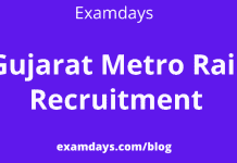 gujarat metro rail recruitment
