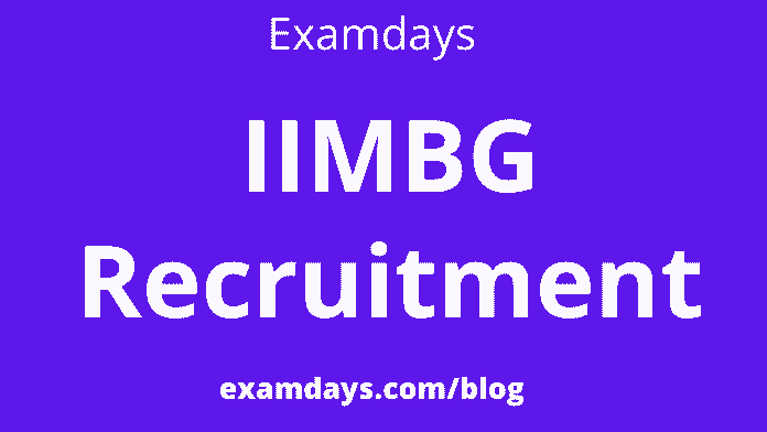 iimbg recruitment