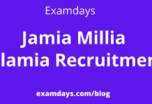 jamia millia islamia recruitment