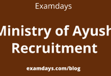 ministry of ayush recruitment