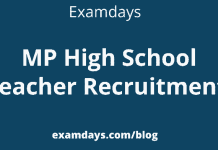 mp high school teacher recruitment