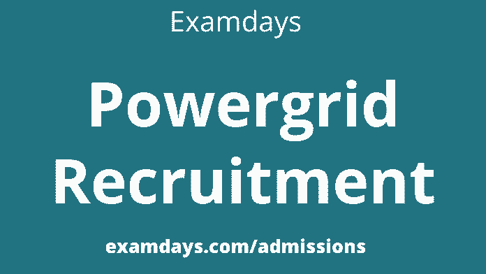 powergrid recruitment