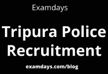 tripura police recruitment