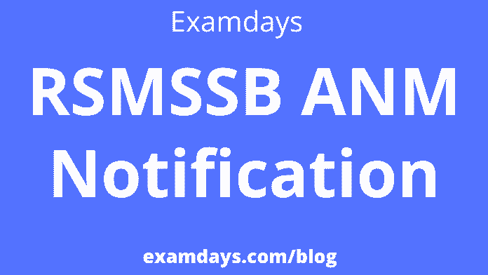 rsmssb anm notification