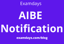 aibe notification