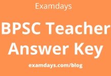 bpsc teacher answer key