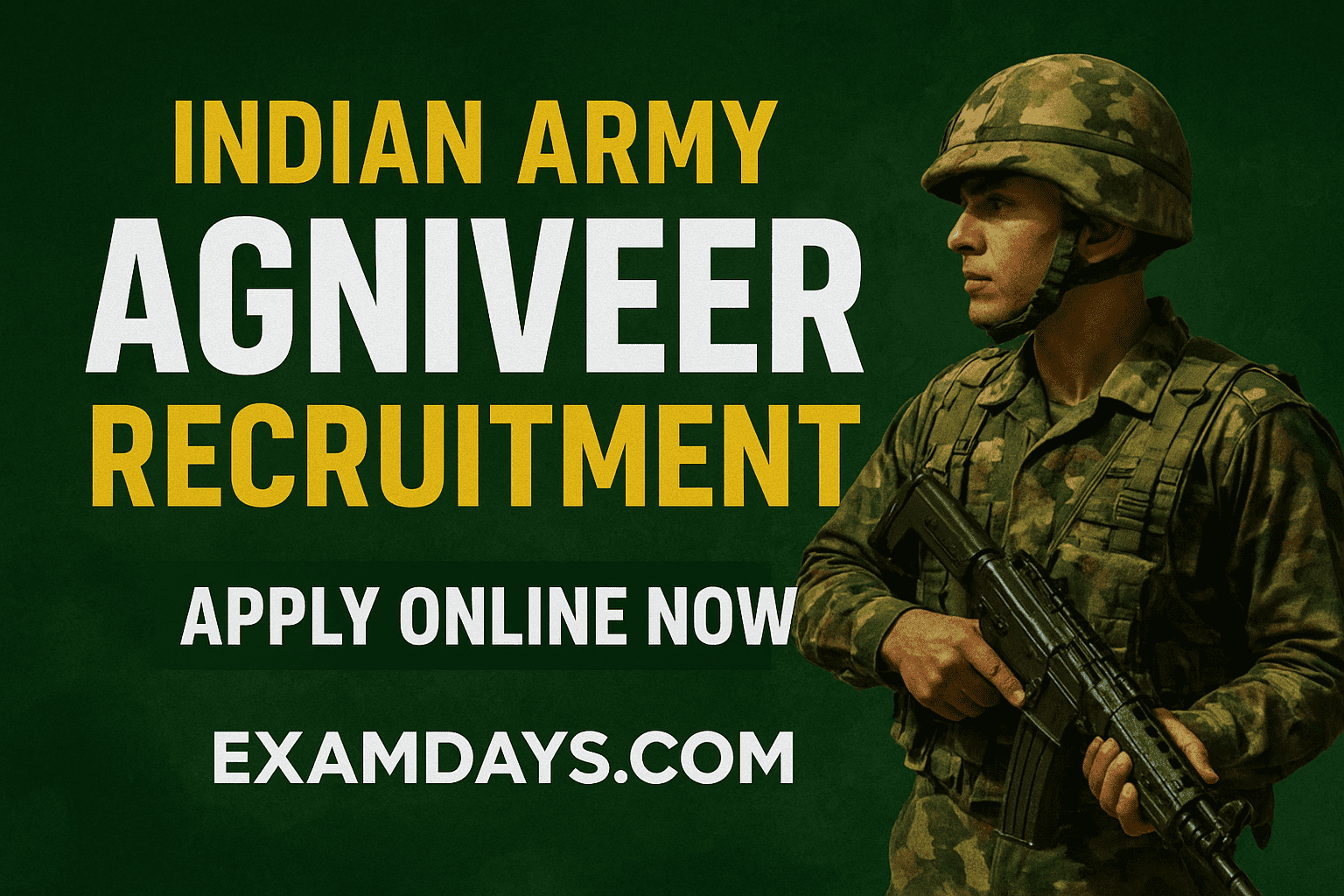 Indian Army Agniveer Recruitment 2025 – Apply for Agnipath Scheme Positions
