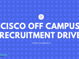 CISCO off campus drive for 2019 batch