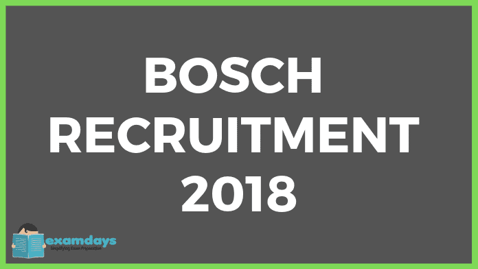Bosch Recruitment