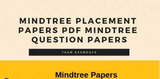 Mindtree Placement Papers