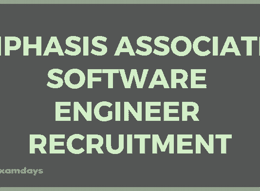 Mphasis recruitment job