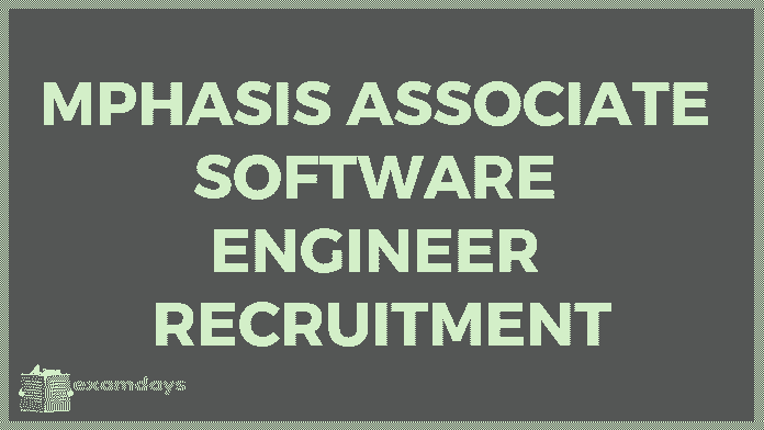 Mphasis recruitment job