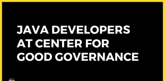Java Developers at Center for Good Governance
