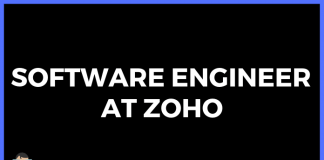 Software Engineer at Zoho