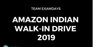AMAZON Indian Walk-In Drive 2019