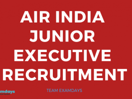Air India Junior Executive Recruitment