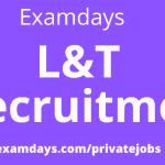 l&t recruitment