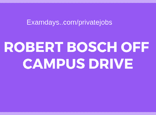 Robert Bosch Off Campus Drive