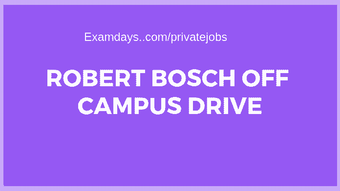 Robert Bosch Off Campus Drive