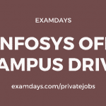 infosys off campus drive