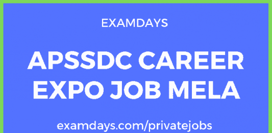APSSDC Career Expo Job Mela
