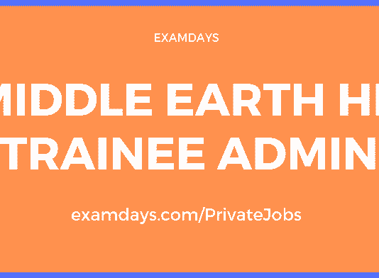 middle earth hr trainee admin