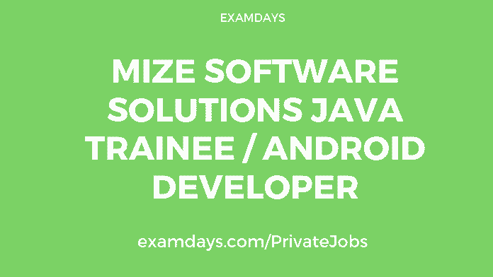 mize software solutions private limited
