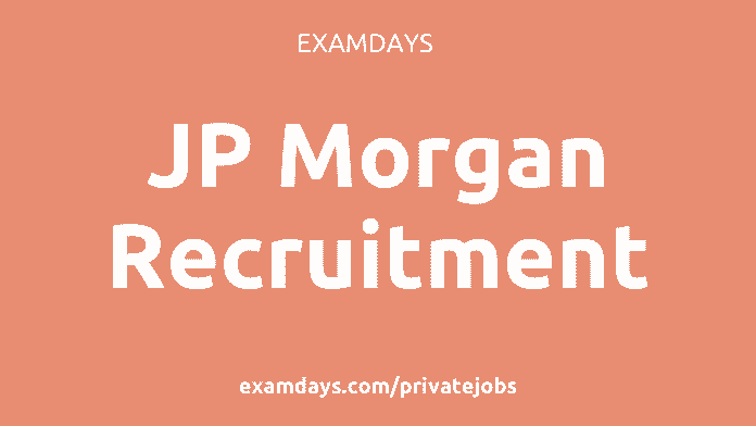 jp morgan recruitment