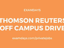 thomson reuters off campus drive