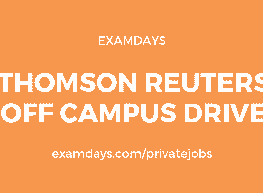 thomson reuters off campus drive