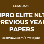 wipro elite nlth previous year papers