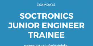 soctronics junior engineer trainee