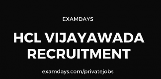 hcl vijayawada recruitment