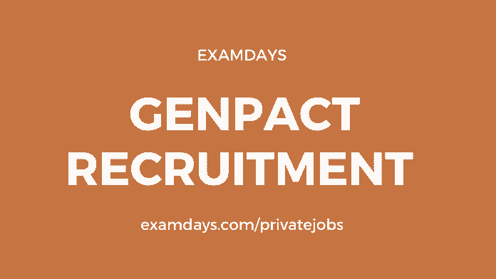 genpact recruitment