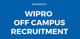 wipro off campus recruitment
