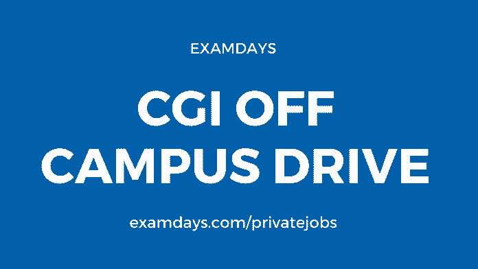 cgi off campus drive
