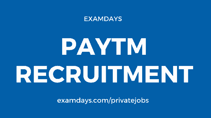 paytm recruitment
