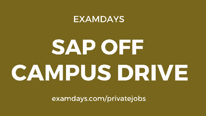 sap off campus drive