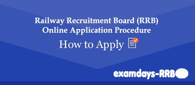 railway Recrtuiment Online Application Procedure - examdays