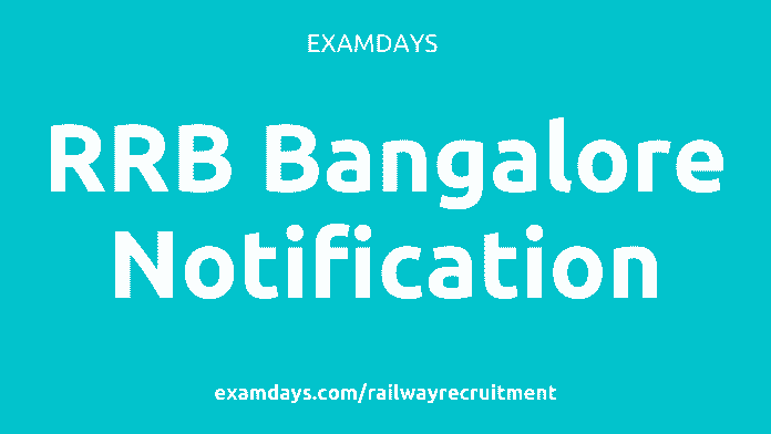 rrb bangalore notification