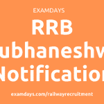 rrb bhubaneswar notification