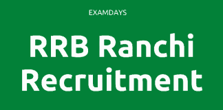 rrb ranchi recruitment