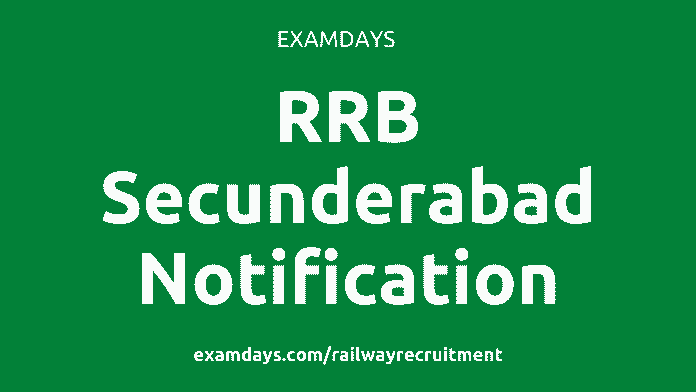 rrb secunderabad notification