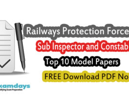 RPF SI Constable Model Papers