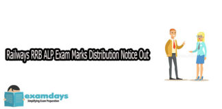 Railways RRB ALP Exam Marks Distribution Notice Out