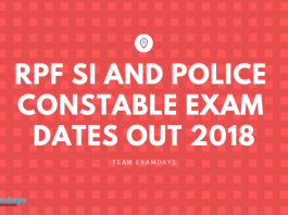 Railways RPF SI and Constable Exam Dates Out