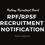 RPF RPSF Recruitment Notification