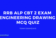 RRB ALP CBT 2 Engineering Drawing MCQ Quiz