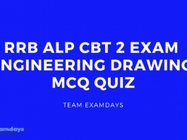 RRB ALP CBT 2 Engineering Drawing MCQ Quiz