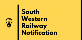 South Western Railway Notification